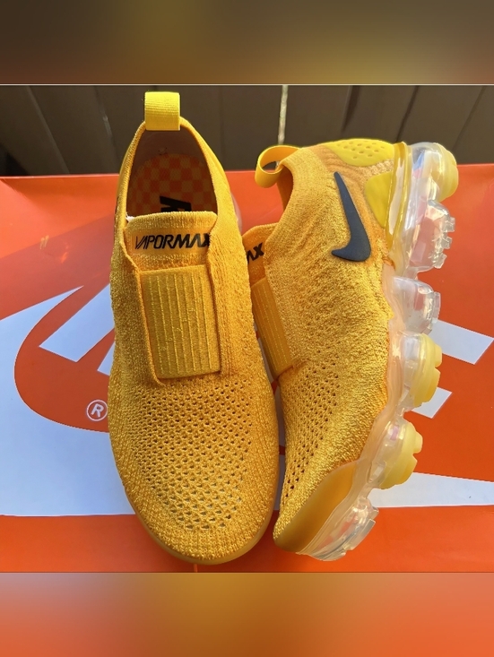 Nike Air VaporMax Slip-On Sneakers Laceless Men Sneakers  ? University Yellow main image 5